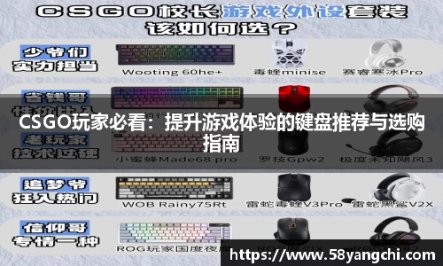 CSGO玩家必看：提升游戏体验的键盘推荐与选购指南